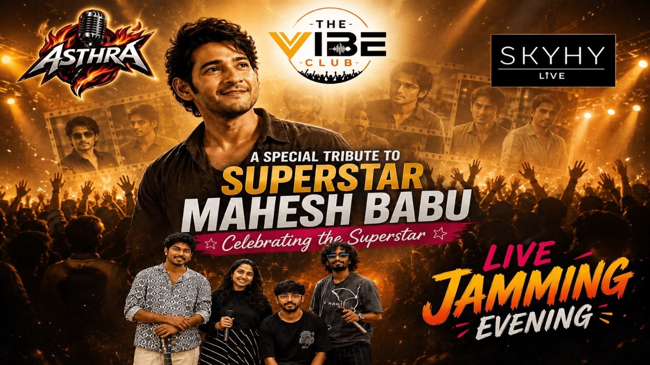 Live Jamming night with mahesh babu pre birthday celebrations