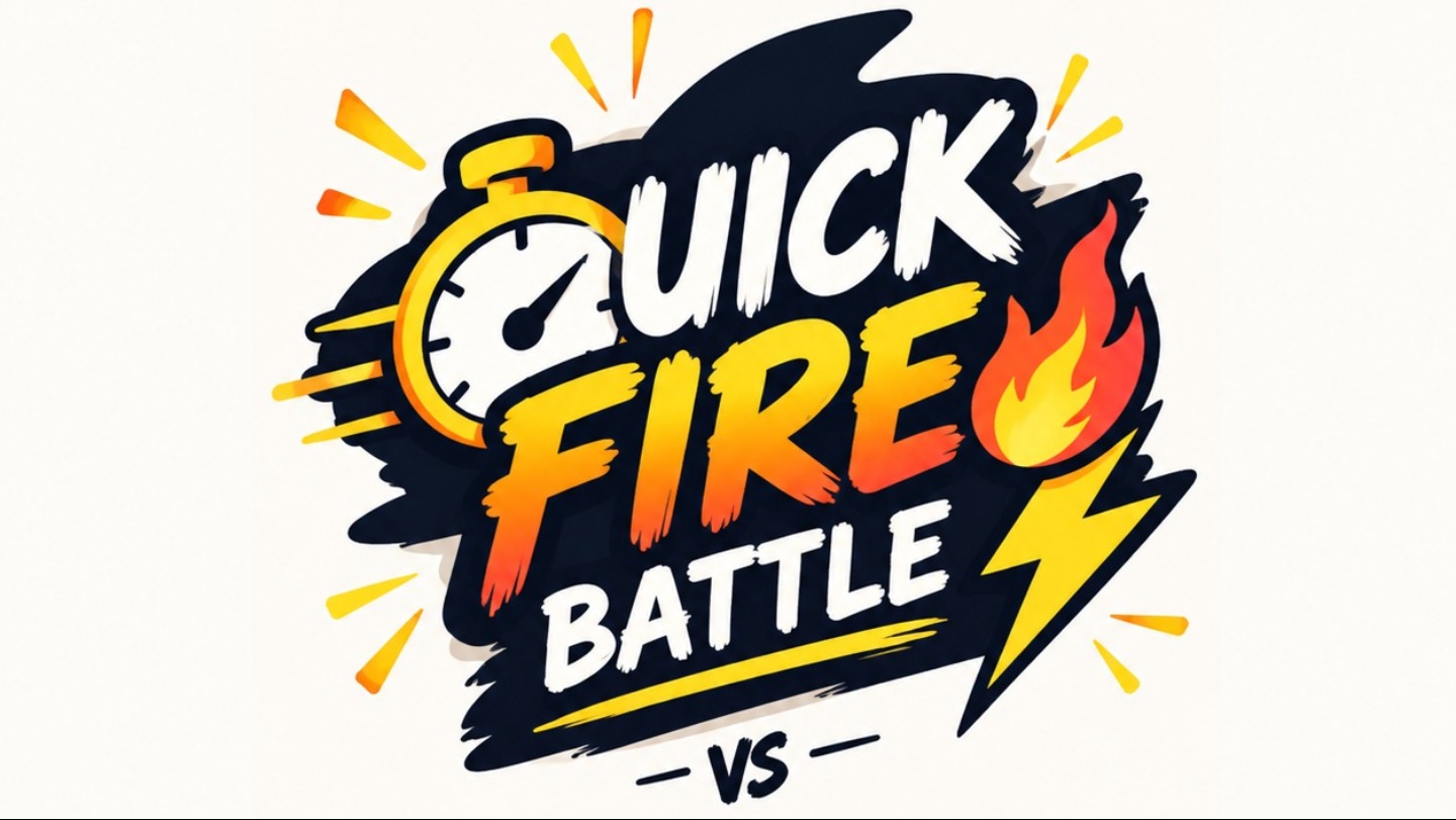 Quick fire battle 🔥