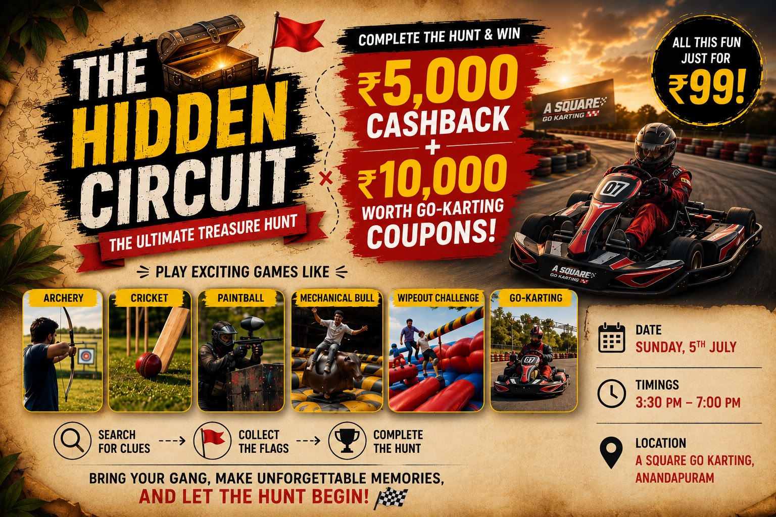 THE HIDDEN CIRCUIT, The Ultimate Treasure Hunt