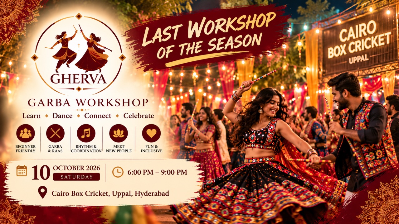 GHERVA — Last Workshop of the Season | Garba • Raas • Dandiya