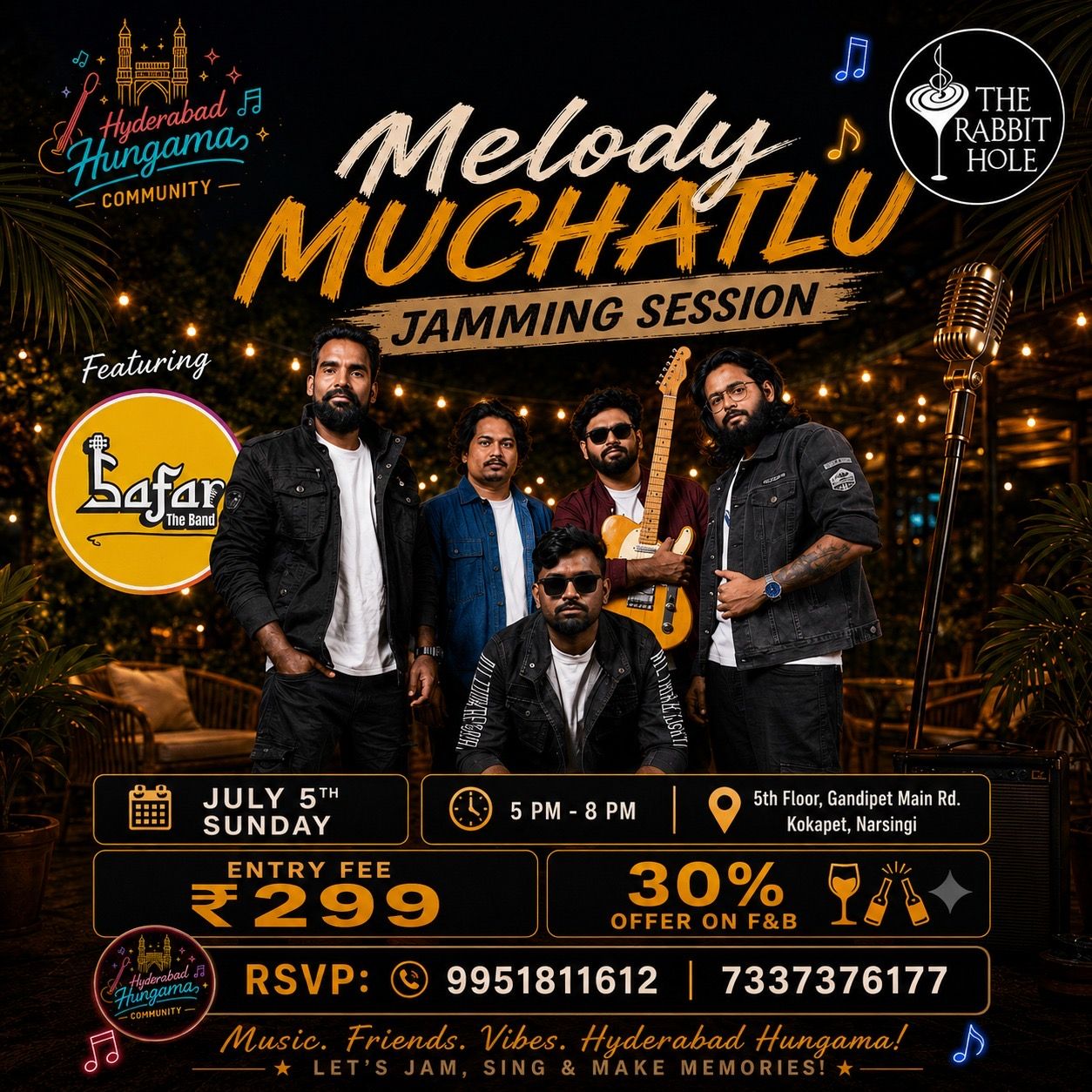 Melody Muchatlu - Jamming session - Band Safar