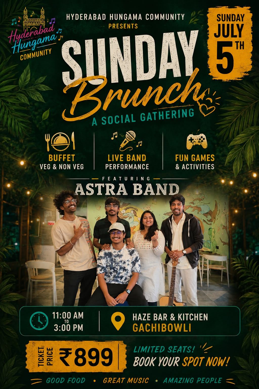 Sunday - Brunch - Social - Gathering