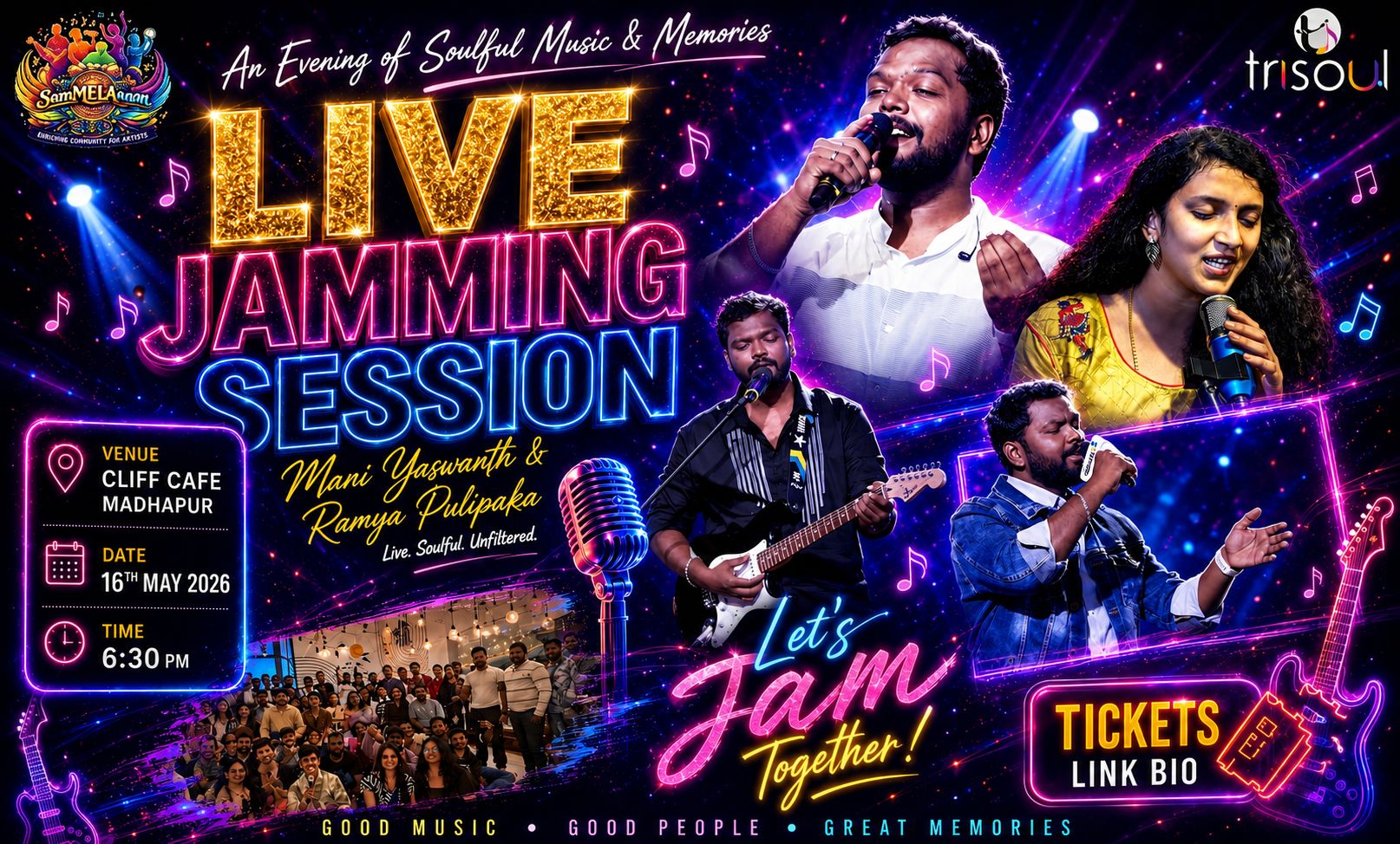 Mani Yashwanth Musical Jamming and Open Mic