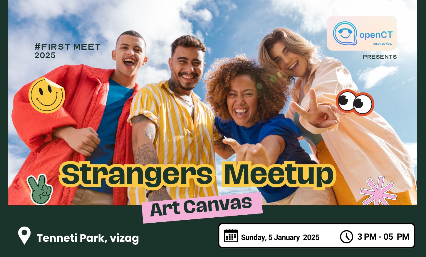 Strangers Meet-Up & Art Canvas